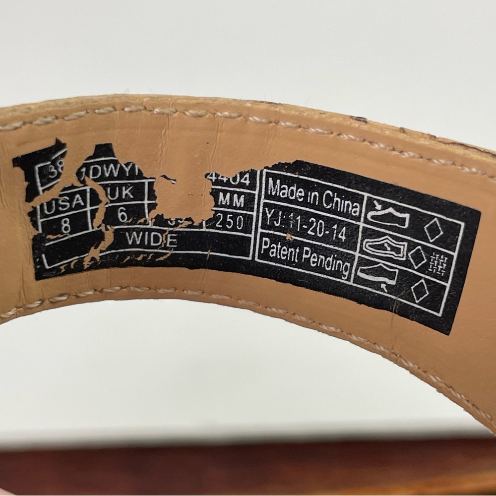 Vionic Park Dwyn Triple Strap Wedge Sandals in Gold Cork Size‎ 8 Wide Open-Toe - Picture 14 of 16